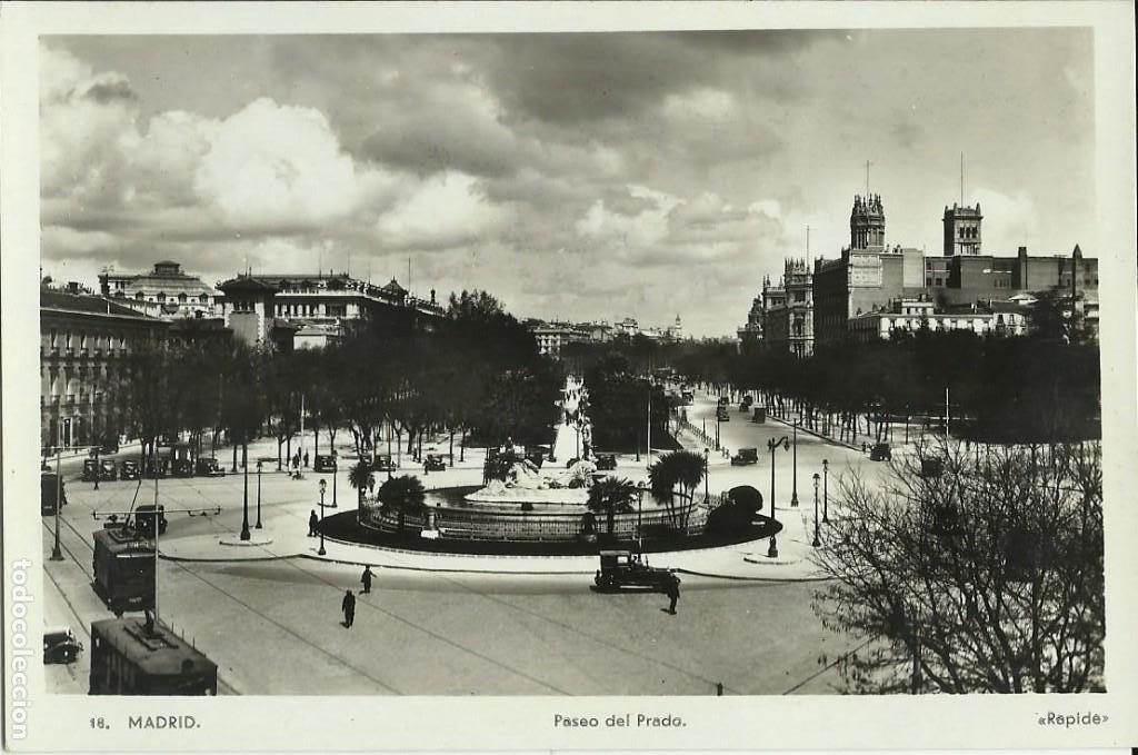 Postales: MADRID. Paseo del Prado. - Foto 1