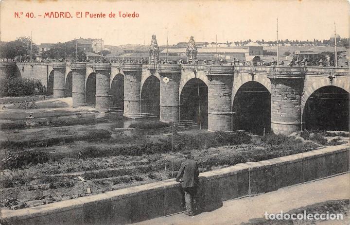 Postales: MADRID..- EL PUENTE DE TOLEDO - Foto 1