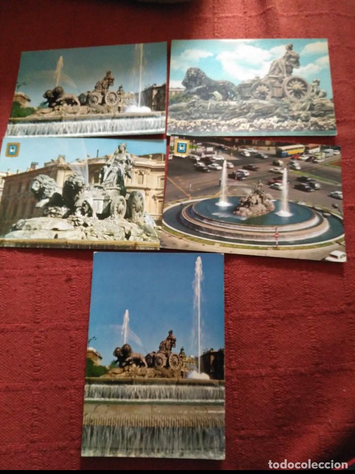 Postales: 5 postales madrid la cibeles sin circular - Foto 1