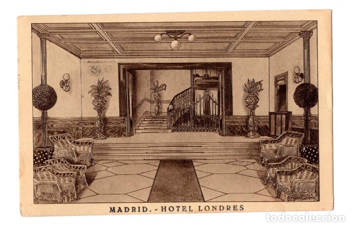 Postales: MADRID.- HOTEL LONDRES - Foto 1