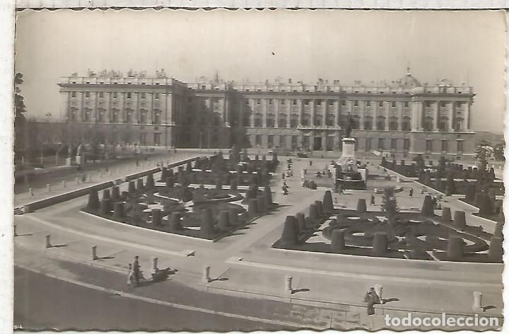Postales: MADRID PALACIO REAL ESCRITA - Foto 1