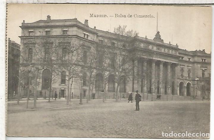 Postales: MADRID BOLSA DE COMERCIO SIN ESCRIBIR - Foto 1