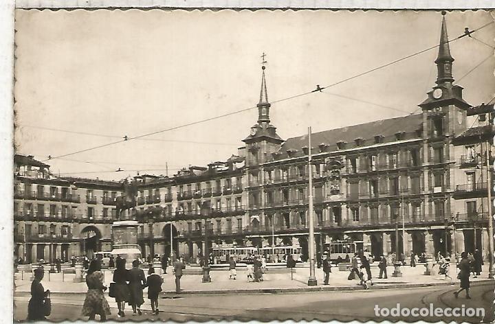 Postales: MADRID PLAZA MAYOR ESCRITA - Foto 1