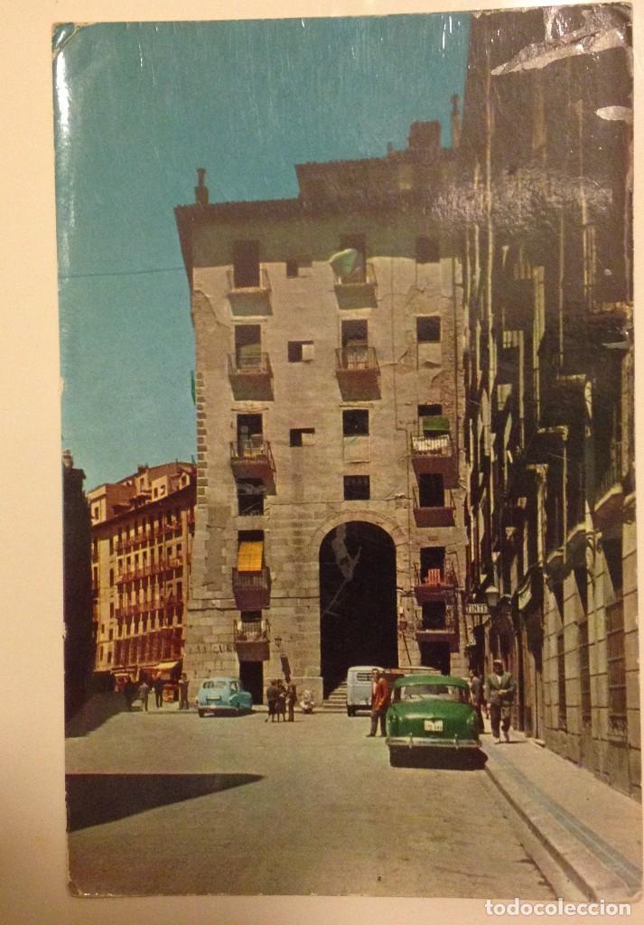 Postales: MADRID.ARCO DE CUCHILLEROS .1962. CIRCULADA - Foto 1