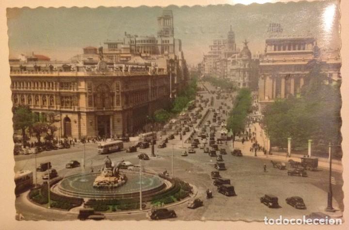 Postales: MADRID : CIBELES & ALCALA 60S - Foto 1