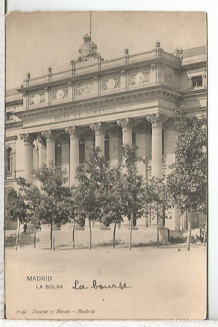 Postales: MADRID BOLSA SIN ESCRIBIR - Foto 1