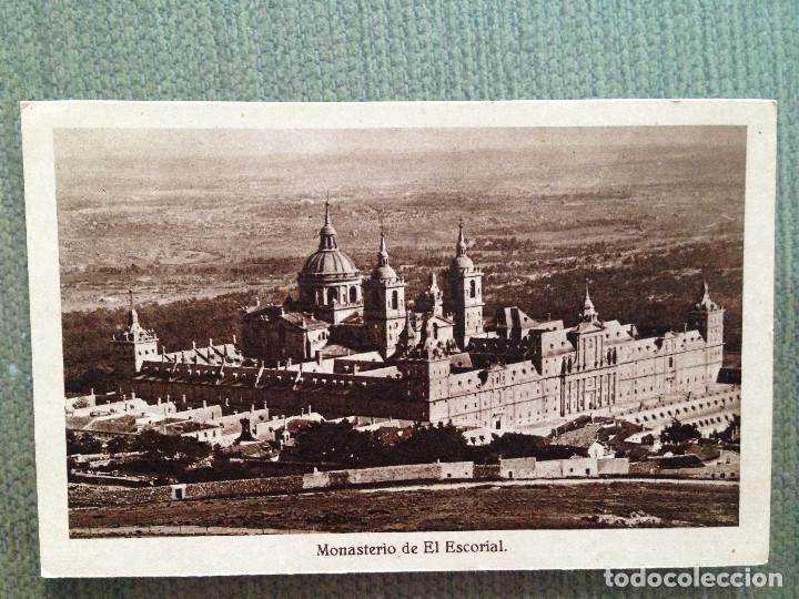 Postales: POSTAL MADRID MONASTERIO DE EL ESCORIAL - Foto 1