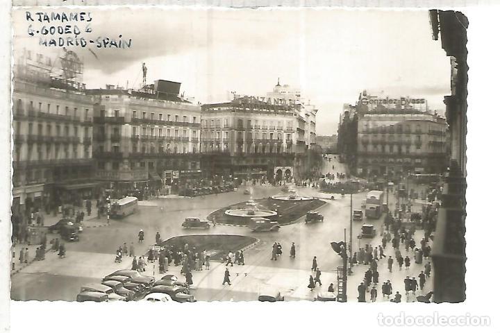 Postales: MADRID PUERTA DEL SOL ESCRITA - Foto 1