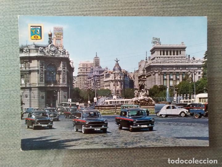 Postales: POSTAL MADRID CIBELES Y EDIFICIO DEL FENIX - Foto 1