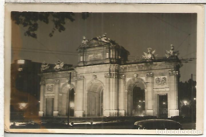 Postales: MADRID PUERTA DE ALCALA ESCRITA - Foto 1