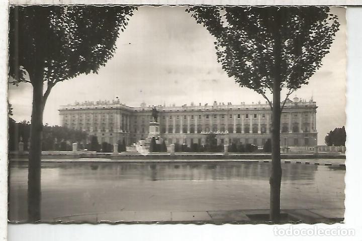 Postales: MADRID PALACIO REAL ESCRITA - Foto 1