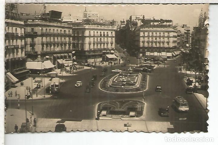 Postales: MADRID PUERTA DEL SOL ESCRITA - Foto 1