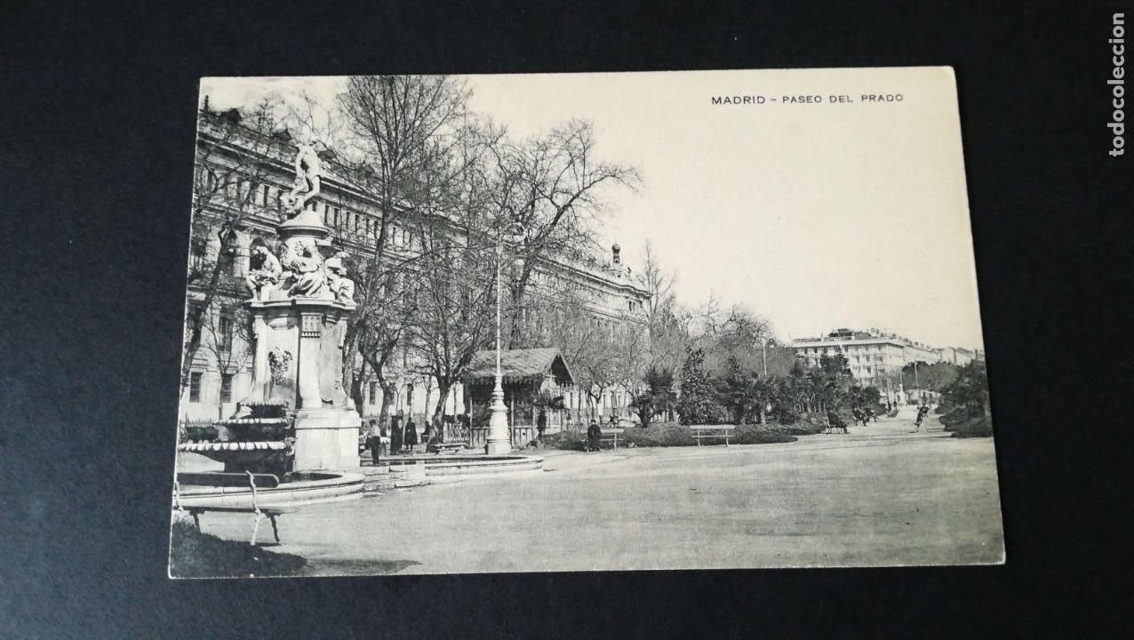 Postales: MADRID PASEO DEL PRADO - Foto 1