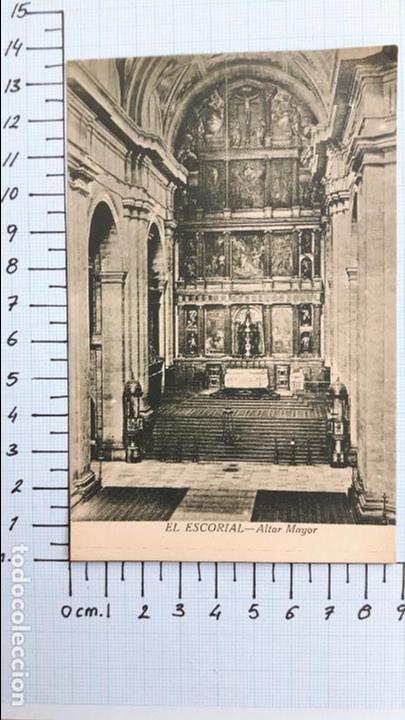 Postales: Madrid. El Escorial, Altar Mayor. Sin circular. - Foto 1