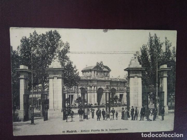 Postales: RETIRO : PUERTA DE LA INDEPENDENCIA.  MADRID - Foto 1