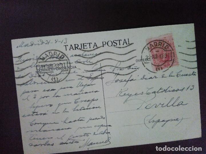 Postales: PASEO DEL PRADO.  MADRID. - Foto 2