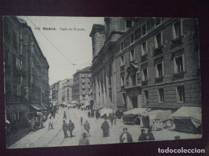 Postales: CALLE DE TOLEDO.  MADRID. - Foto 1