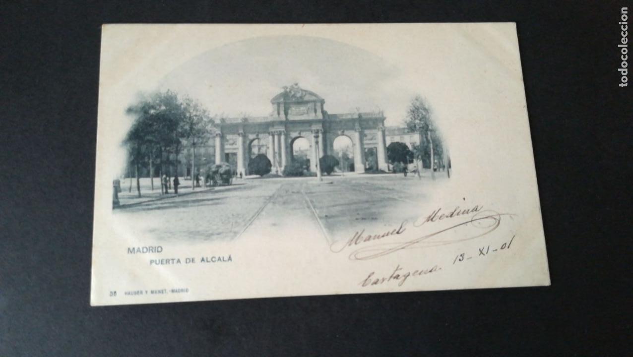 Postales: MADRID PUERTA DE ALCAL&Aacute; HAUSER Y MENET - Foto 1