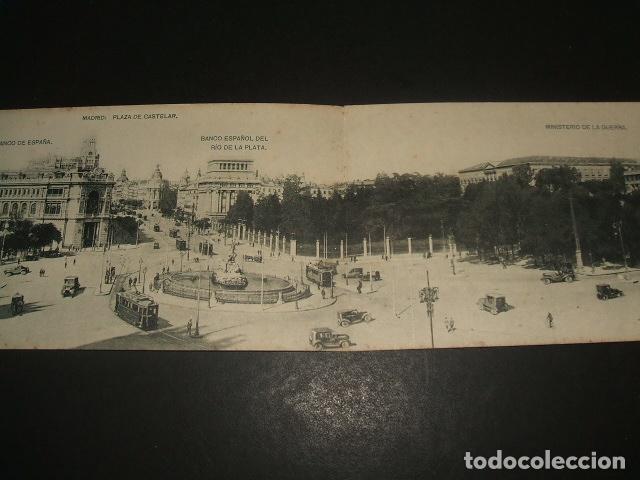 Postales: MADRID POSTAL DOBLE PLAZA DE CASTELAR - Foto 1