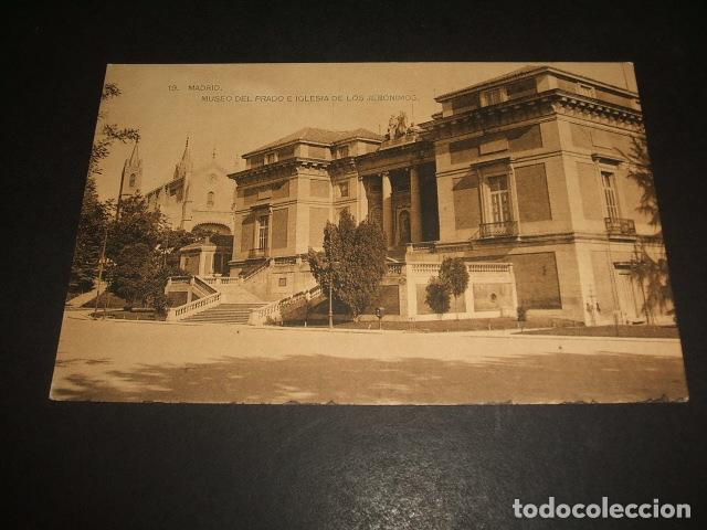Postales: MADRID MUSEO DEL PRADO E IGLESIA DE LOS JERONIMOS - Foto 1