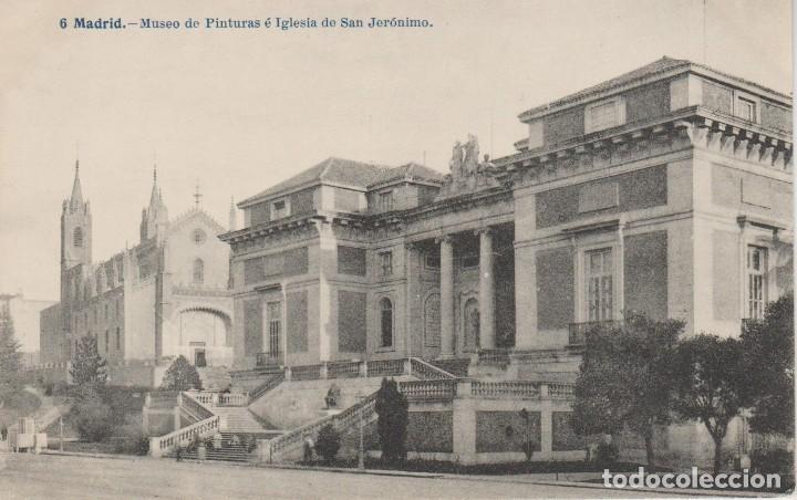 Postales: (6) MADRID. MUSEO D EPINTURAS E IGLESIA DE SAN JERONIMO - Foto 1