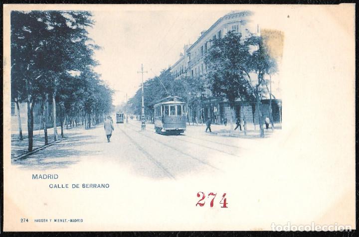 Postales: POSTALES - MADRID. CALLE DE SERRANO. - Foto 1