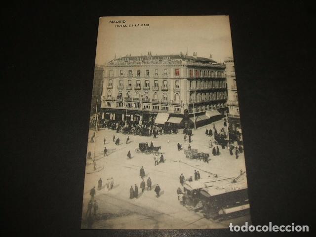 Postales: MADRID HOTEL DE LA PAIX - Foto 1