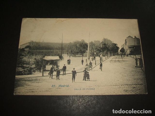 Postales: MADRID CALLE DE FERRAZ - Foto 1