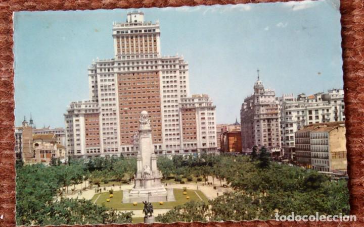 Postales: MADRID - PLAZA DE ESPA&Ntilde;A - Foto 1