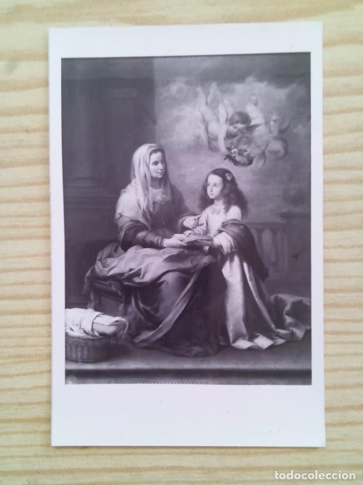 Postales: Postal Murillo - Santa Ana Y La Virgen - Museo Del Prado - Sin Circular