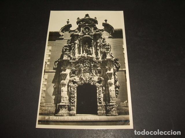 Postales: MADRID PORTADA DEL HOSPICIO - Foto 1