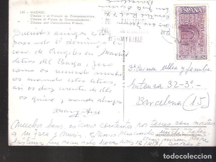 Postales: Cibeles y Palacio de Comunicaciones. Madrid. - Foto 2