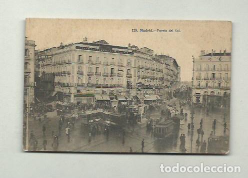 Postales: Madrid Puerta del Sol c. 1900 - Foto 1