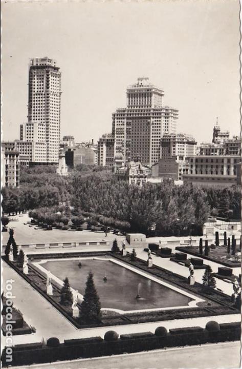 Postales: madrid, jardines de sabatini - Foto 1