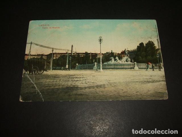Postales: MADRID FUENTE DE NEPTUNO - Foto 1