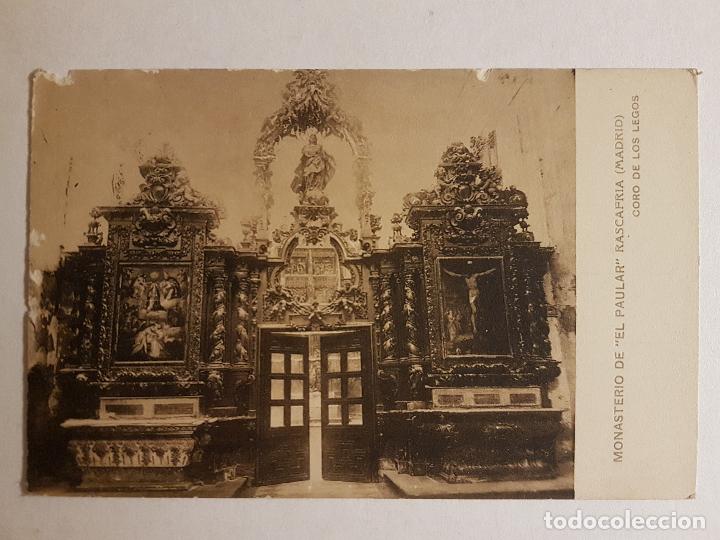 Postales: MONASTERIO DEL PAULAR CORO DE LOS LEGOS, RASCAFR&Iacute;A - Foto 1