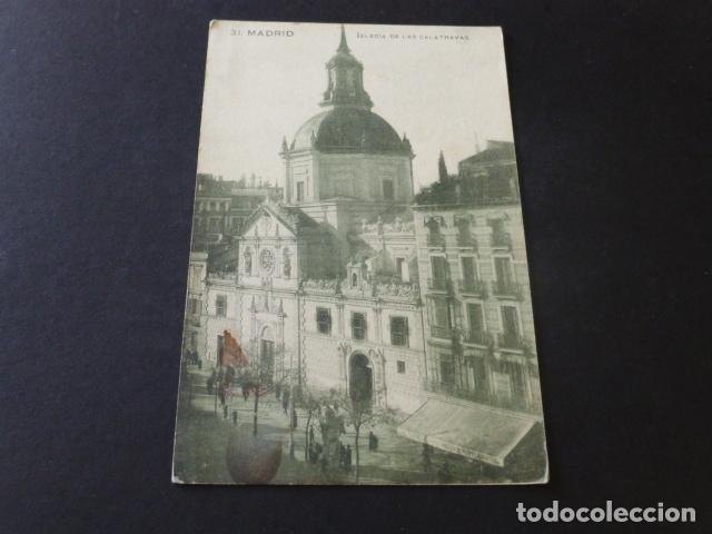 Postales: MADRID IGLESIA DE LAS CALATRAVAS - Foto 1