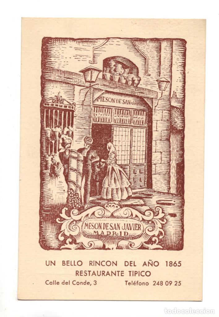 Postales: MADRID - MES&Oacute;N DE SAN JAVIER - Foto 1