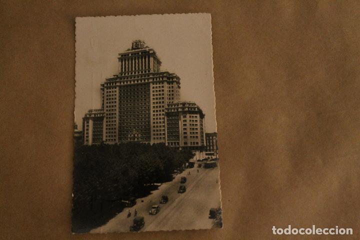 Postales: POSTAL ANTIGUA MADRID, EDIFICIO ESPA&Ntilde;A, CIRCULADA - Foto 1