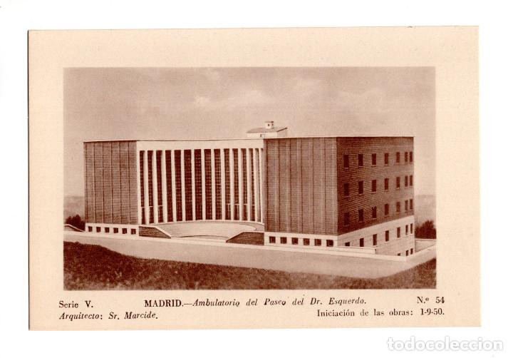 Postales: MADRID.- AMBULATORIO DEL PASEO DEL DR. ESQUERDO - Foto 1