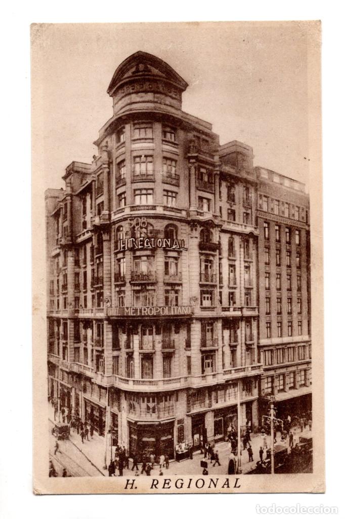 Postales: MADRID.- HOTEL REGIONAL - Foto 1