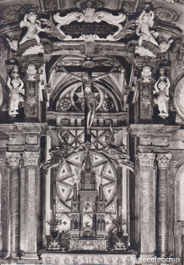 Postais: EL ESCORIAL, MONASTERIO, ALTAR DE LA SACRISTIA - PATRIMONIO NACIONAL N&ordm; 74 - FOTO J.CEBOLLERO - S/C