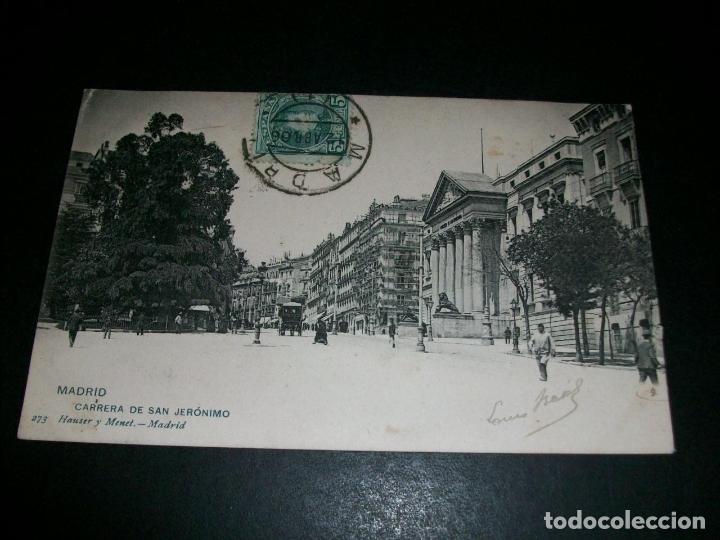 Postales: MADRID CARRERA DE SAN JERONIMO - Foto 1
