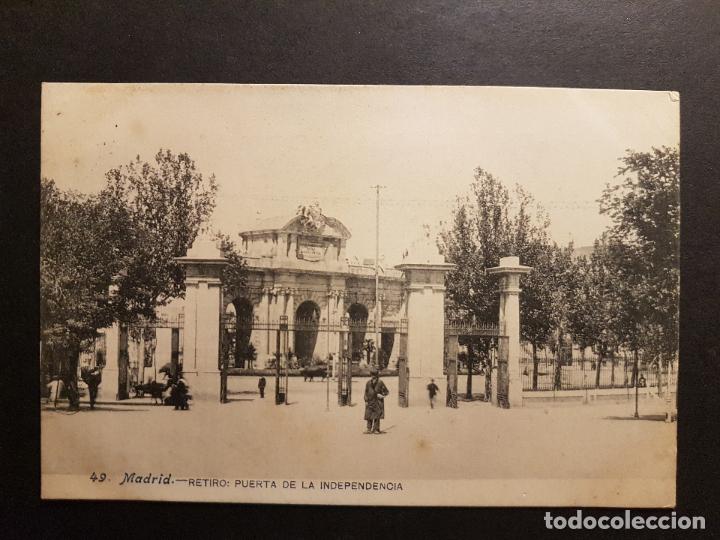 Postales: MADRID RETIRO PUERTA DE LA INDEPENDENCIA - Foto 1
