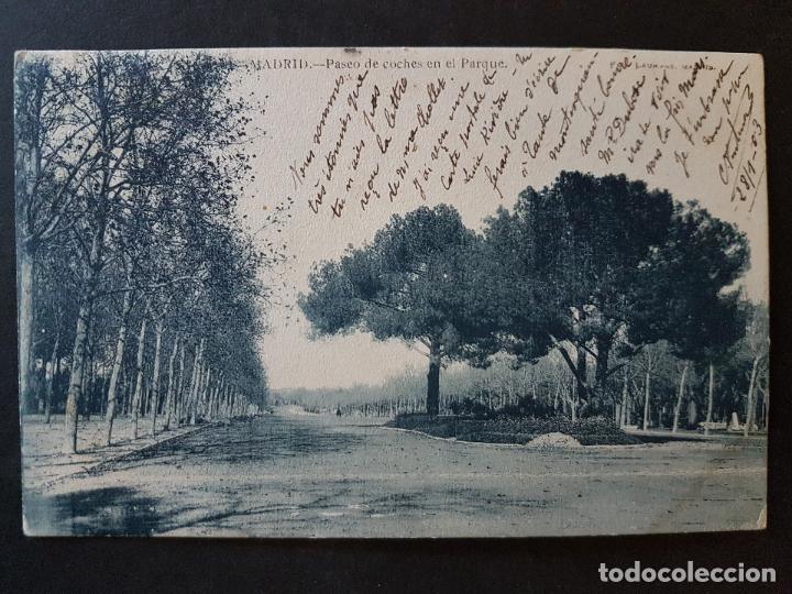 Postales: MADRID PASEO DE COCHES EN EL PARQUE - Foto 1