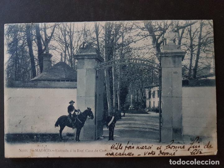 Postales: MADRID ENTRADA A LA REAL CASA DE CAMPO - Foto 1