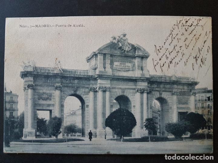 Postales: MADRID PUERTA DE ALCALA - Foto 1