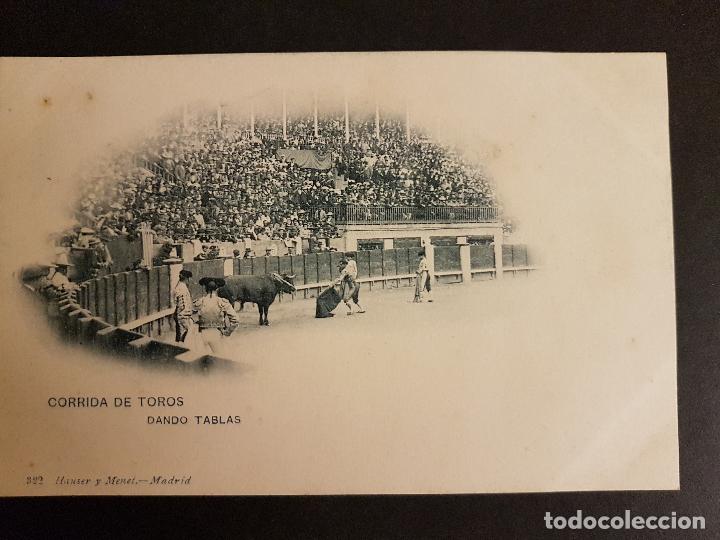 Postales: MADRID CORRIDA DE TOROS DANDO TABLAS HAUSER Y MENET - Foto 1