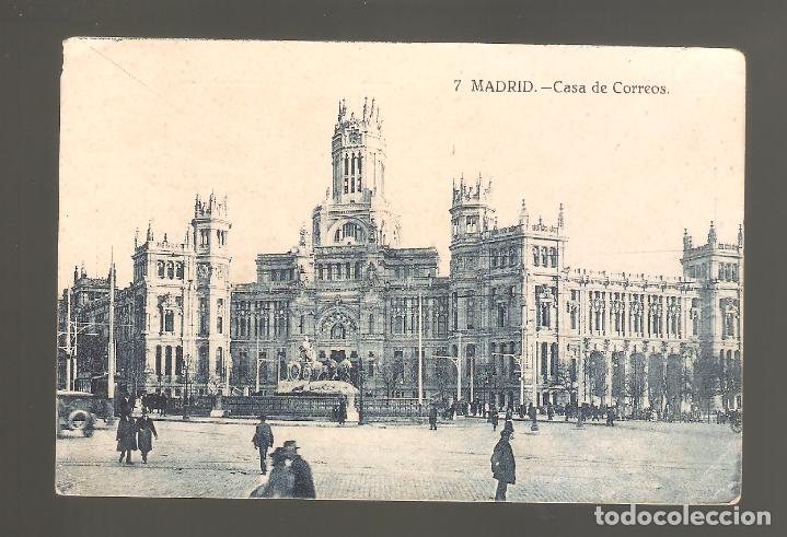 Postales: 1 postal de madrid  casa de correos - Foto 1