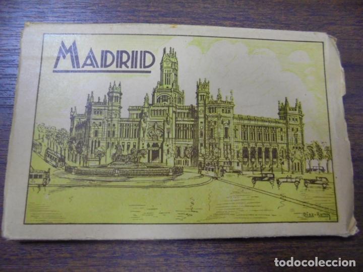 Postales: BLOC DE 17 TARJETAS POSTALES DE MADRID. - Foto 1